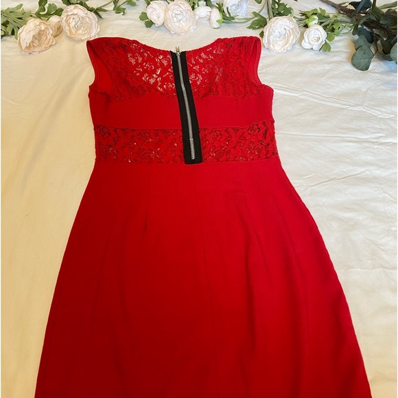 Charlotte Russe Women’s Red Figure Flattering Dress (Sz.S) - Picture 5 of 5